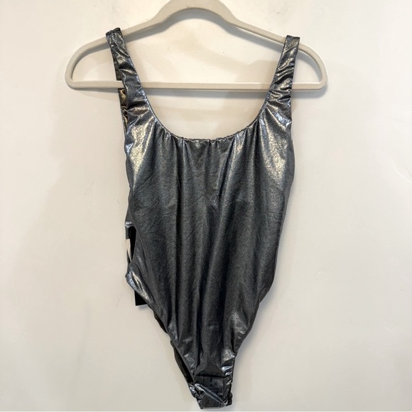 LA BLANCA NWT Metallic One-Piece reversible Swimsuit - Picture 5 of 5